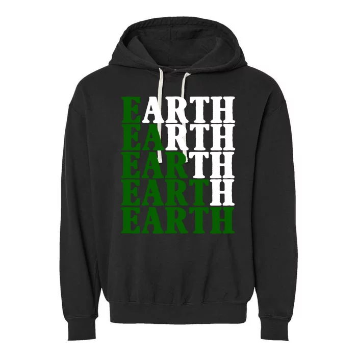 Earth Day Awareness Garment-Dyed Fleece Hoodie