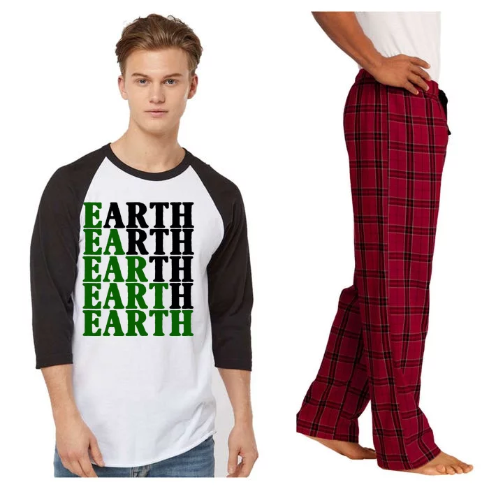 Earth Day Awareness Raglan Sleeve Pajama Set