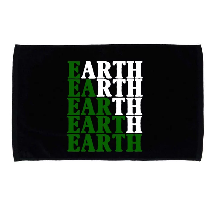 Earth Day Awareness Microfiber Hand Towel