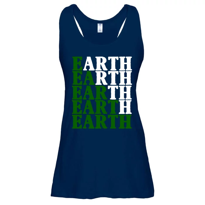 Earth Day Awareness Ladies Essential Flowy Tank