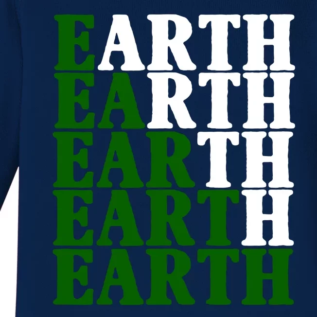 Earth Day Awareness Baby Long Sleeve Bodysuit