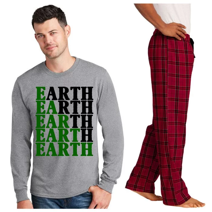 Earth Day Awareness Long Sleeve Pajama Set