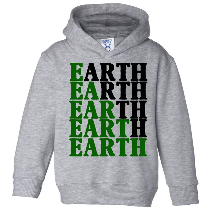 Earth Day Awareness Toddler Hoodie