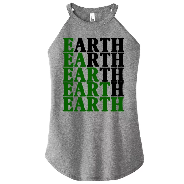 Earth Day Awareness Women’s Perfect Tri Rocker Tank