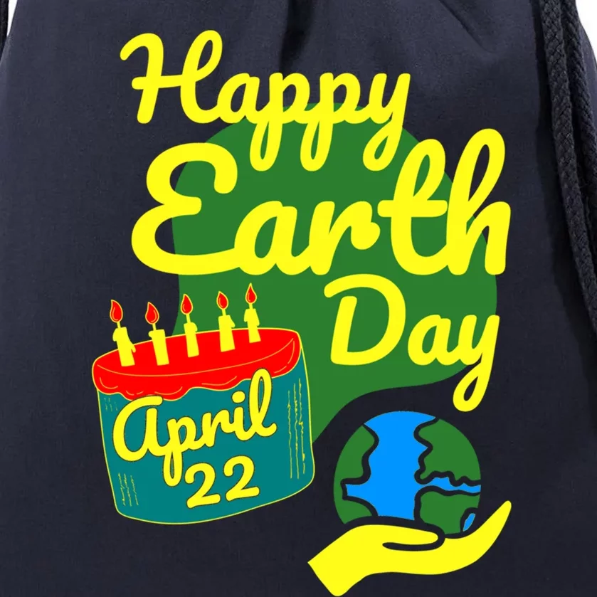 Earth Day April 22 Save Our Planet Gift Drawstring Bag