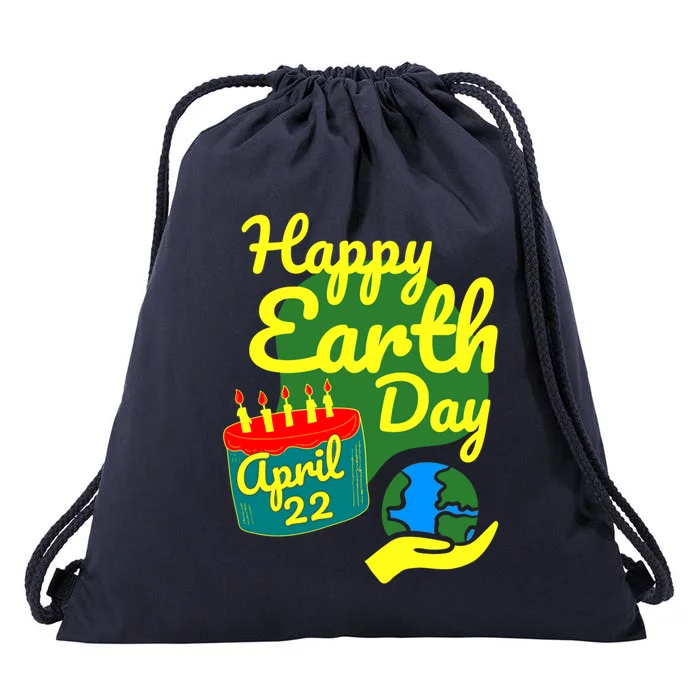 Earth Day April 22 Save Our Planet Gift Drawstring Bag