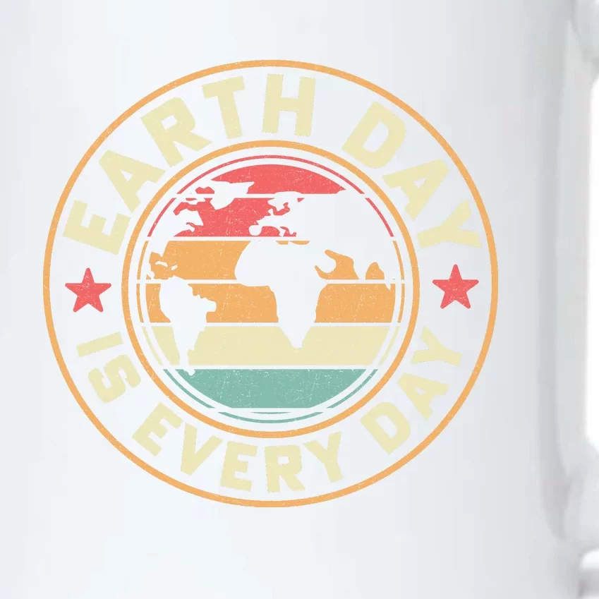 Earth Day Awareness 2024 Black Color Changing Mug