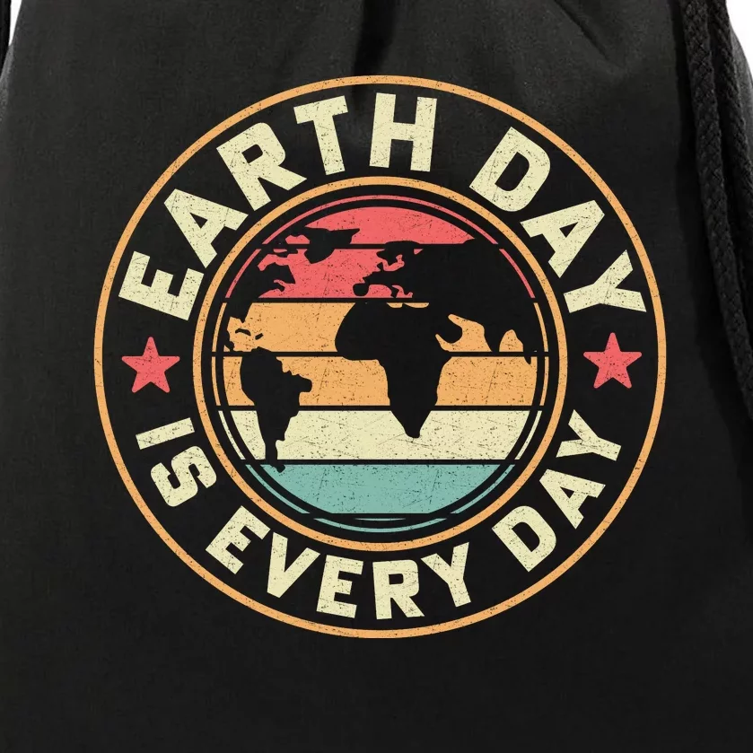 Earth Day Awareness 2024 Drawstring Bag