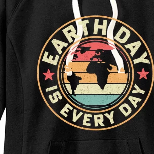 Earth Day Awareness 2024 Women's Fleece Hoodie