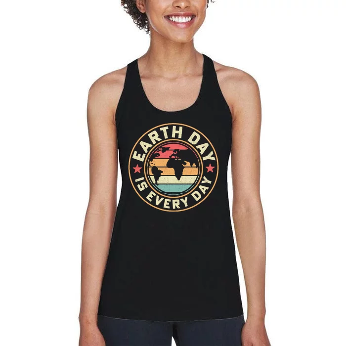 Earth Day Awareness 2024 Women's Racerback Tank