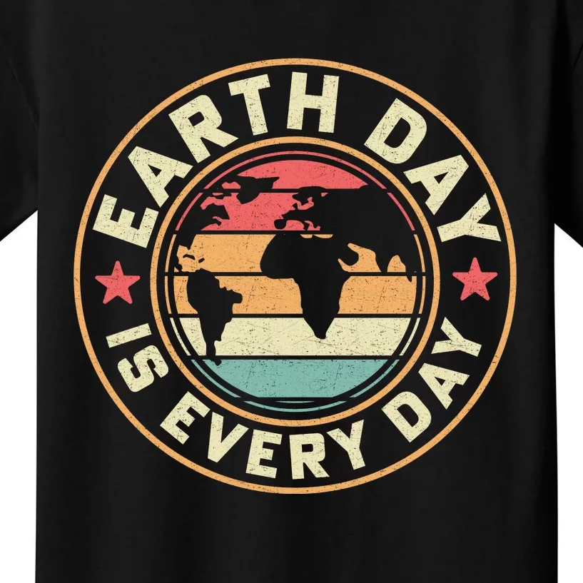 Earth Day Awareness 2024 Kids T-Shirt