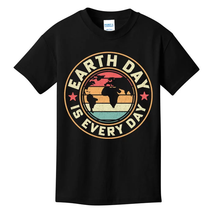 Earth Day Awareness 2024 Kids T-Shirt