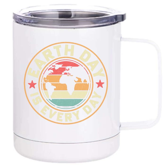 Earth Day Awareness 2024 Front & Back 12oz Stainless Steel Tumbler Cup