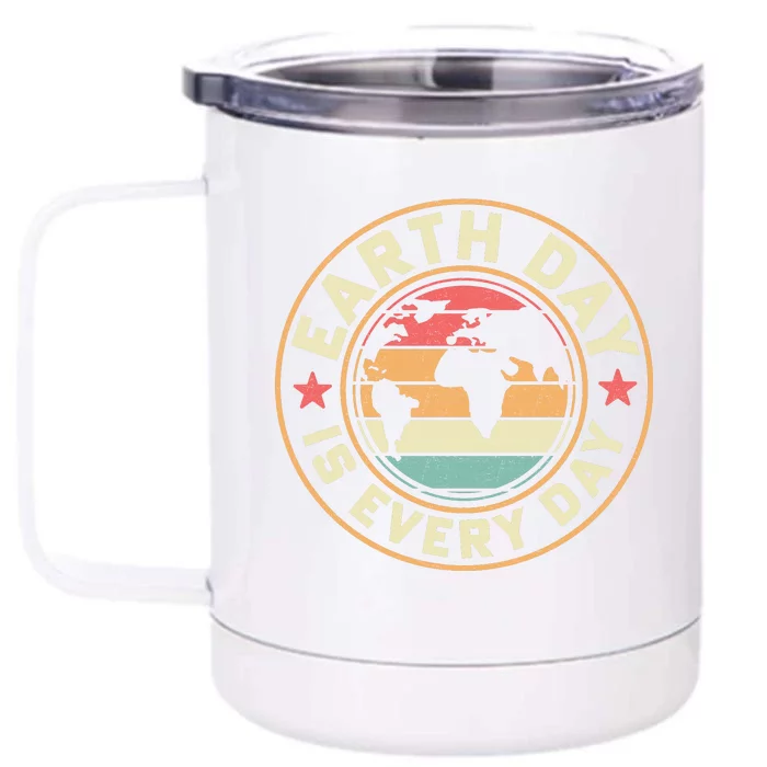 Earth Day Awareness 2024 Front & Back 12oz Stainless Steel Tumbler Cup