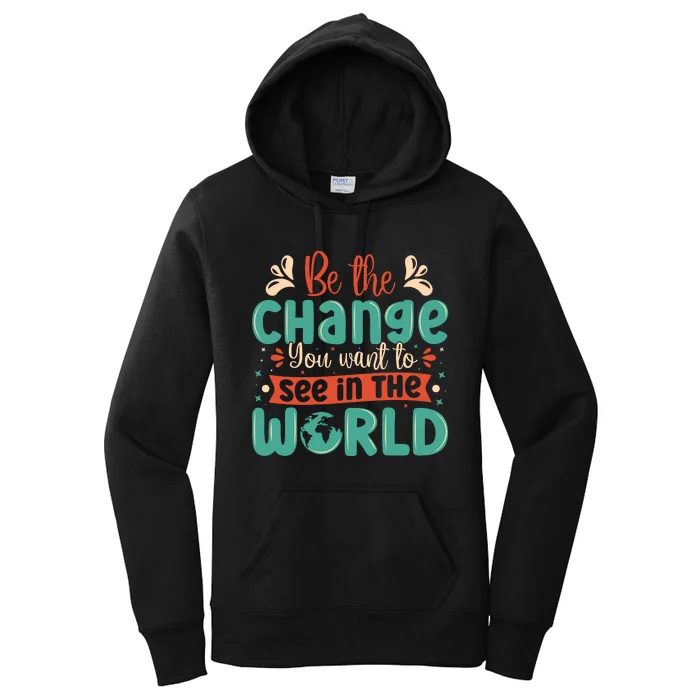 Earth Day Awareness 2024 Women's Pullover Hoodie