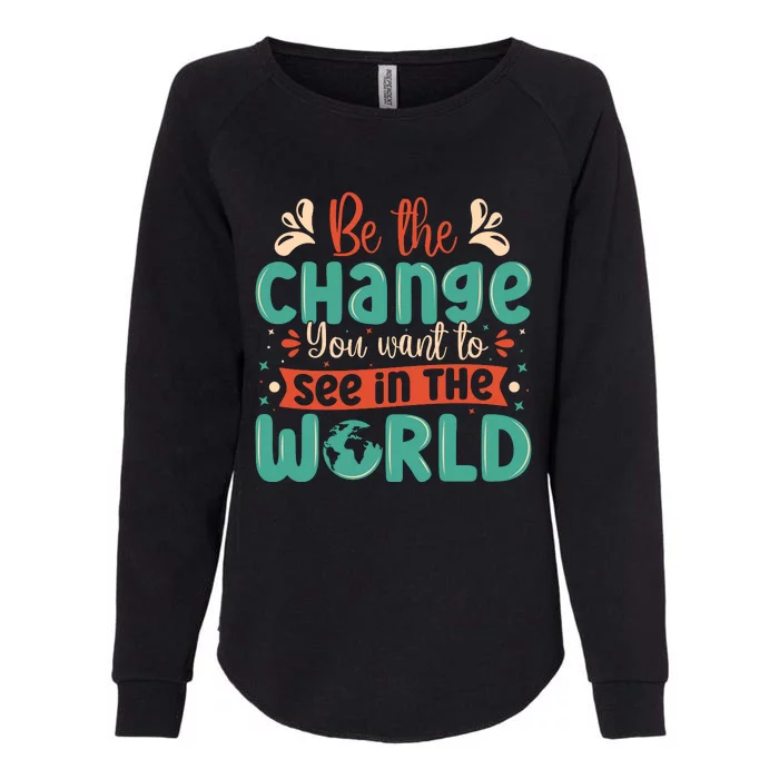 Earth Day Awareness 2024 Womens California Wash Sweatshirt