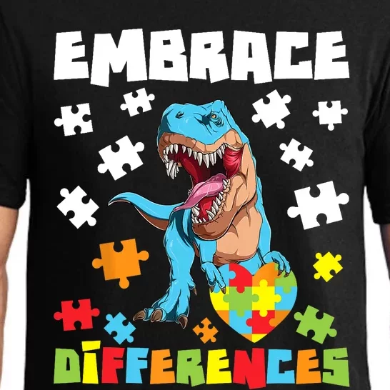 Embrace Differences Autistic Puzzle Autism Awareness Pajama Set