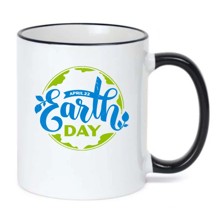 Earth Day April 22nd Awareness Black Color Changing Mug