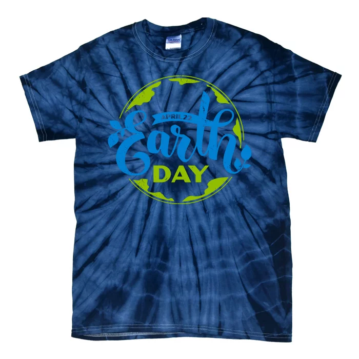 Earth Day April 22nd Awareness Tie-Dye T-Shirt