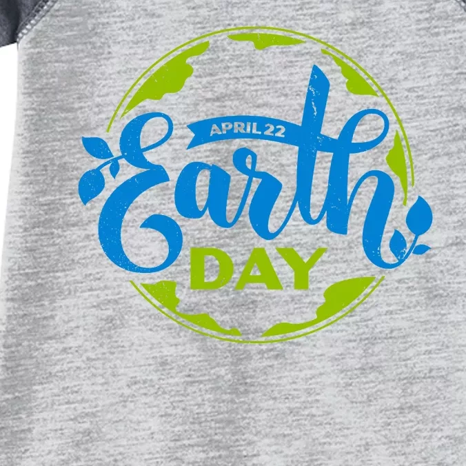 Earth Day April 22nd Awareness Infant Baby Jersey Bodysuit