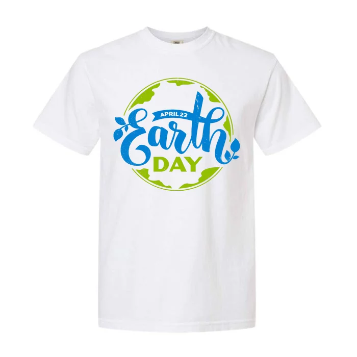 Earth Day April 22nd Awareness Garment-Dyed Heavyweight T-Shirt