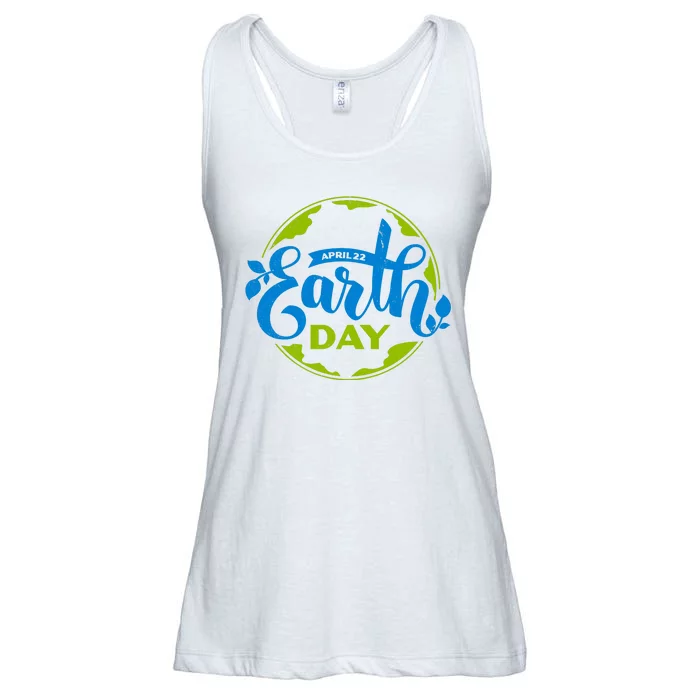 Earth Day April 22nd Awareness Ladies Essential Flowy Tank