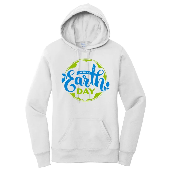 Earth Day April 22nd Awareness Women's Pullover Hoodie