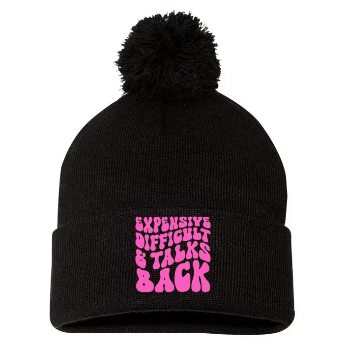 Expensive Difficult And Talks Back Retro Pom Pom 12in Knit Beanie