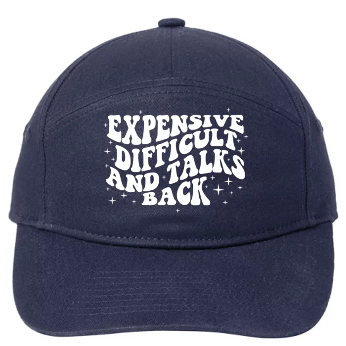 Expensive Difficult And Talks Groovy 7-Panel Snapback Hat