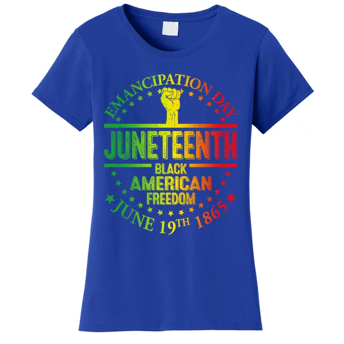 Ecipation Day African Juneteenth 1865 Black Freedom Day Cute Gift Women's T-Shirt