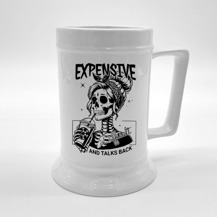 Expensive Difficult And Talks Back Front & Back Beer Stein