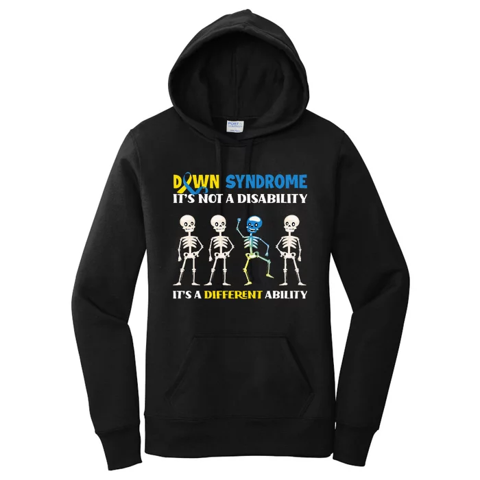 Embracing Different Abilities Down Syndrome Awareness Women's Pullover Hoodie