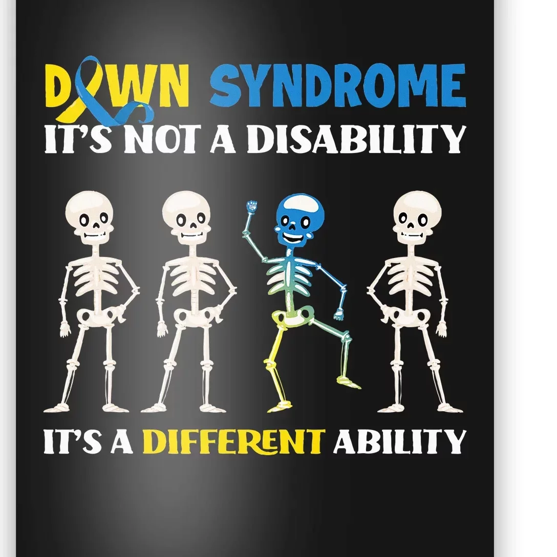 Embracing Different Abilities Down Syndrome Awareness Poster