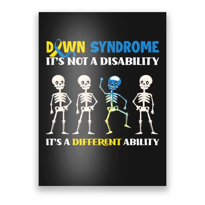 Embracing Different Abilities Down Syndrome Awareness Poster