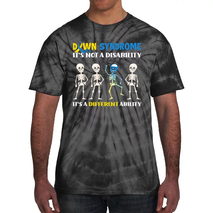 Embracing Different Abilities Down Syndrome Awareness Tie-Dye T-Shirt