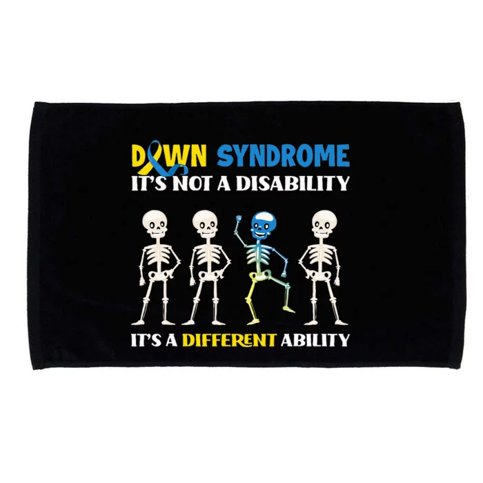 Embracing Different Abilities Down Syndrome Awareness Microfiber Hand Towel