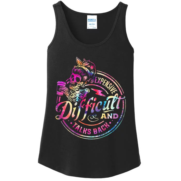 Expensive Difficult And Talks Back Mothers Day Ladies Essential Tank