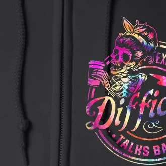 Expensive Difficult And Talks Back Mothers Day Full Zip Hoodie