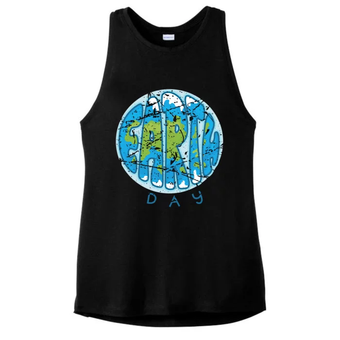 Earth Day Awareness Save The Planet Love Nature Pocket Gift Ladies Tri-Blend Wicking Tank