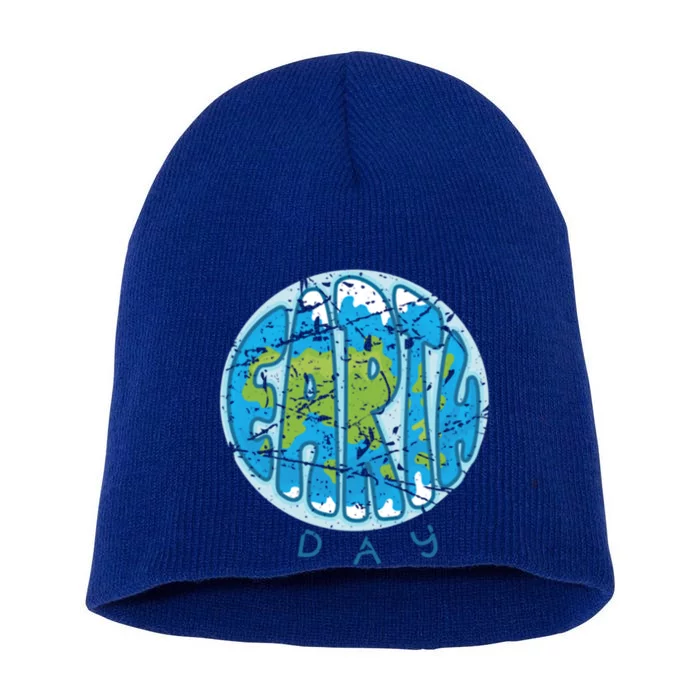 Earth Day Awareness Save The Planet Love Nature Pocket Gift Short Acrylic Beanie