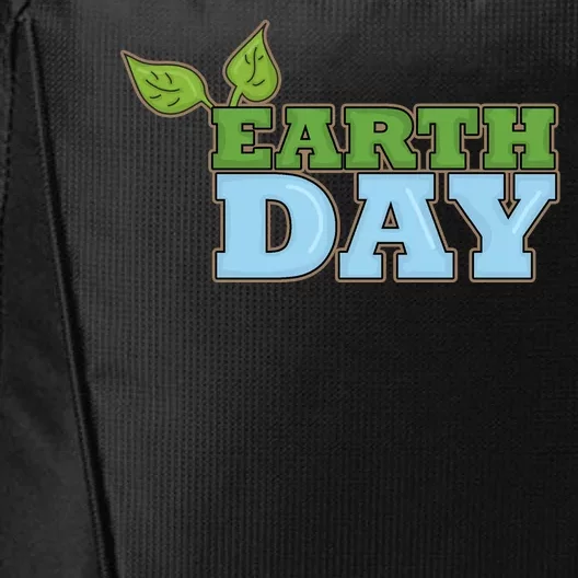 Earth Day Awareness Logo City Backpack