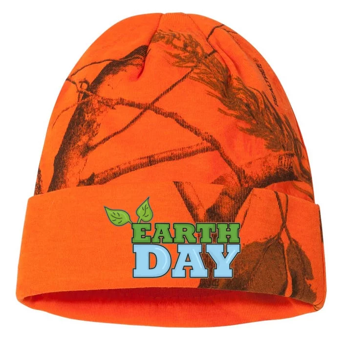 Earth Day Awareness Logo Kati - 12in Camo Beanie