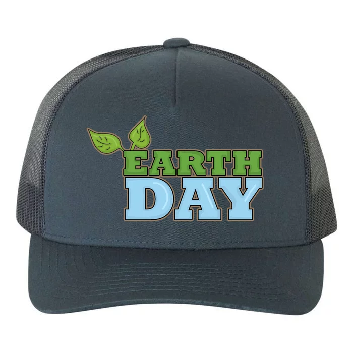 Earth Day Awareness Logo Yupoong Adult 5-Panel Trucker Hat