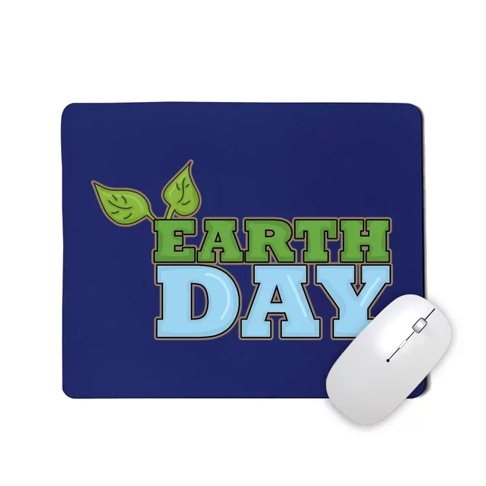 Earth Day Awareness Logo Mousepad