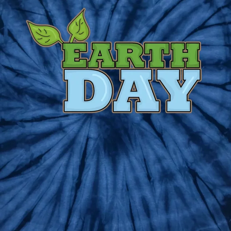 Earth Day Awareness Logo Tie-Dye T-Shirt