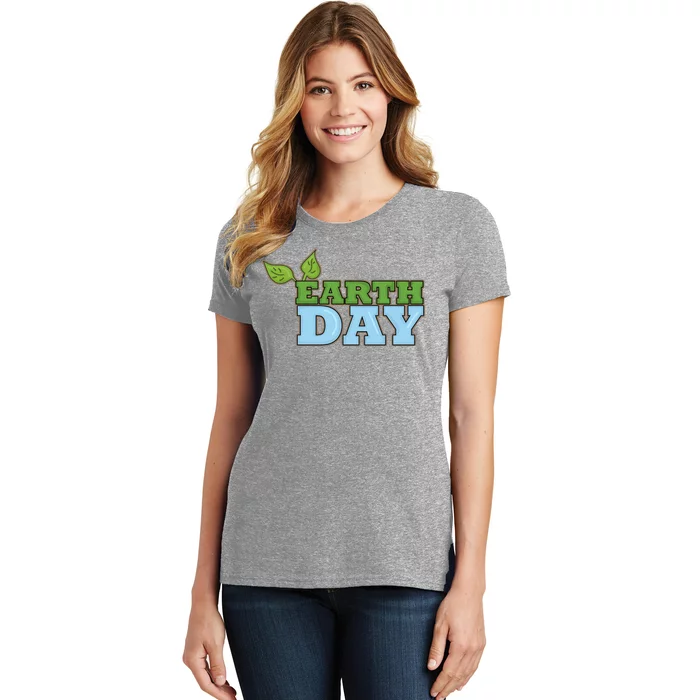 Earth Day Awareness Logo Women's T-Shirt