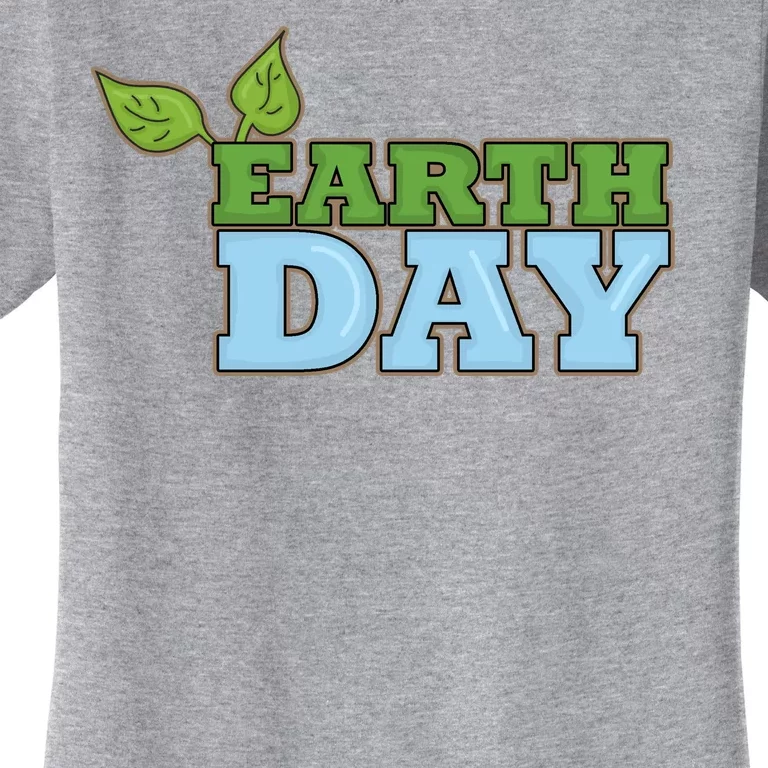 Earth Day Awareness Logo Women's T-Shirt