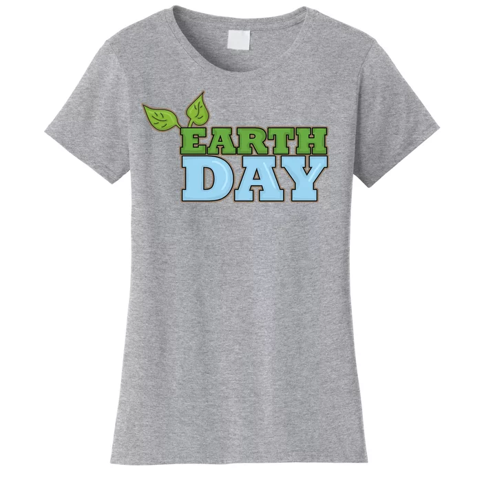 Earth Day Awareness Logo Women's T-Shirt