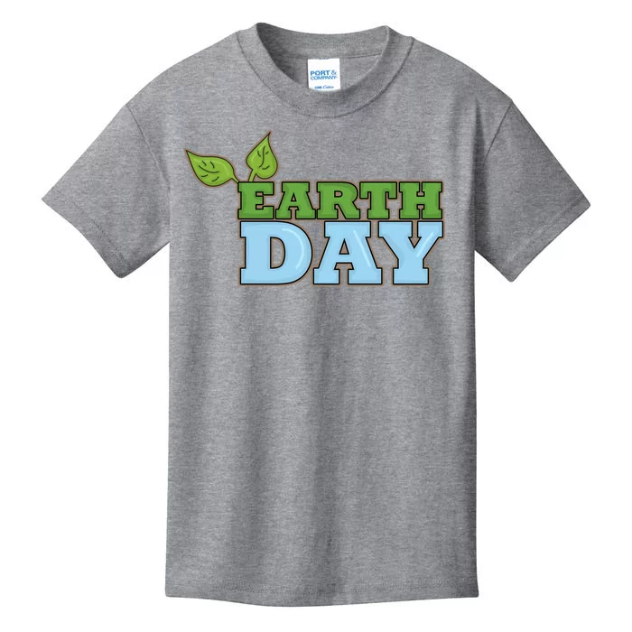 Earth Day Awareness Logo Kids T-Shirt