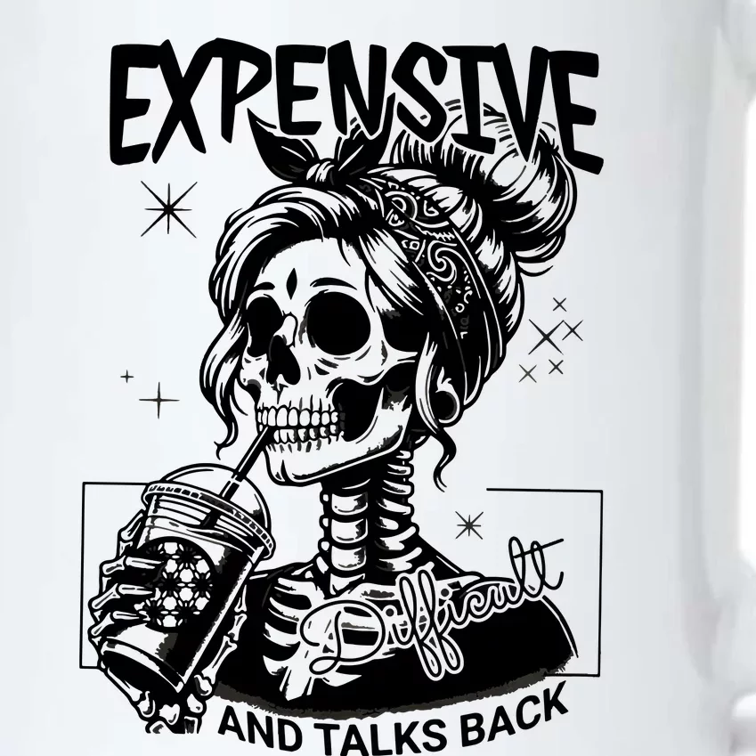 Expensive Difficult And Talks Back Black Color Changing Mug